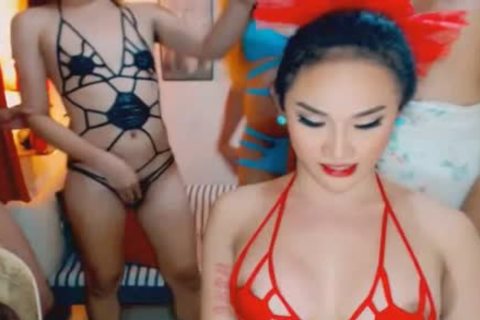 Naughty Pretty Shemales Gets Wild On Cam