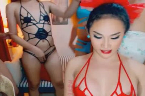 Naughty Pretty Shemales Gets Wild On Cam