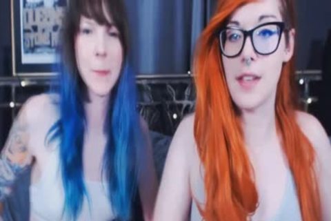 Red Hair Chick Blowing Partner Shaft