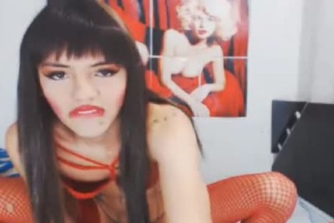 Latina Tranny Gets Her Tight Ass Pounded