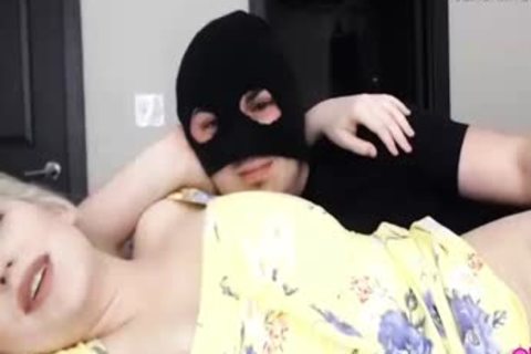 Burglar Spoils Tgirl Next Door