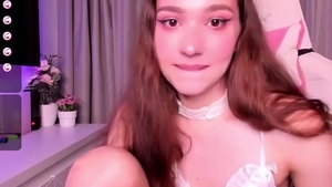 filthy Feet And arse Russian legal age teenager tranny cutie In White underware Teases On webcam