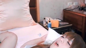 oriental Trans gal couple bang And cumshot Each Other