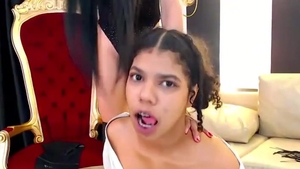 Shemale Dominatrix Dominating Female