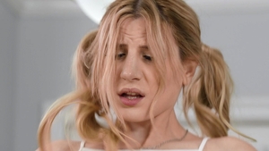 Trans Angels: Horny Tgirl Rides Hunk on Kitchen Counter