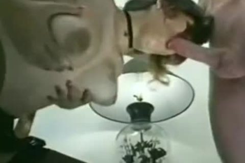 Vintage couple engulfing And fucking action